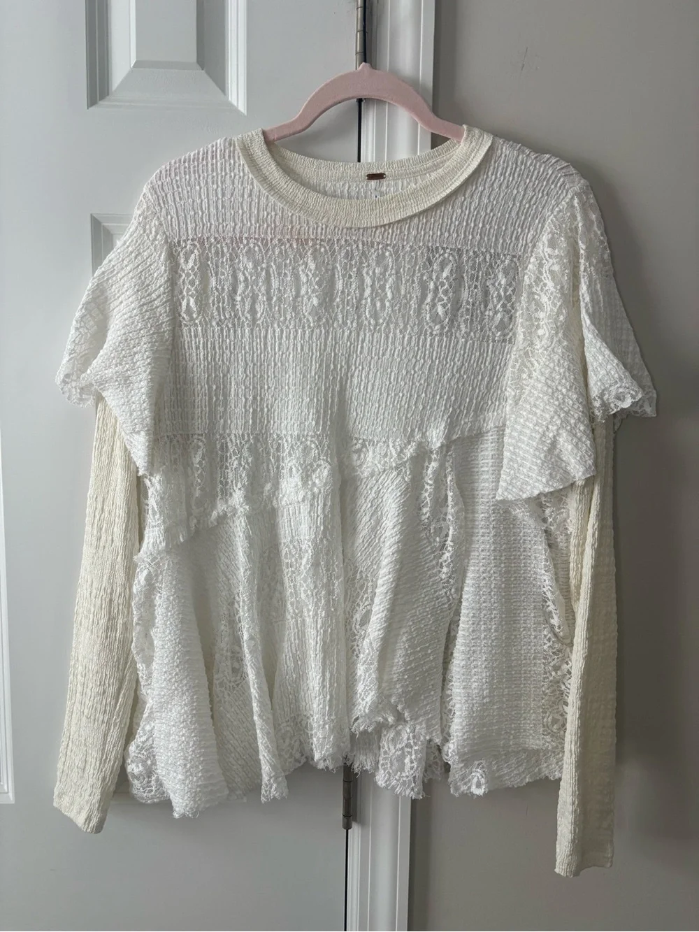 Free People Snowfall Tunic size small